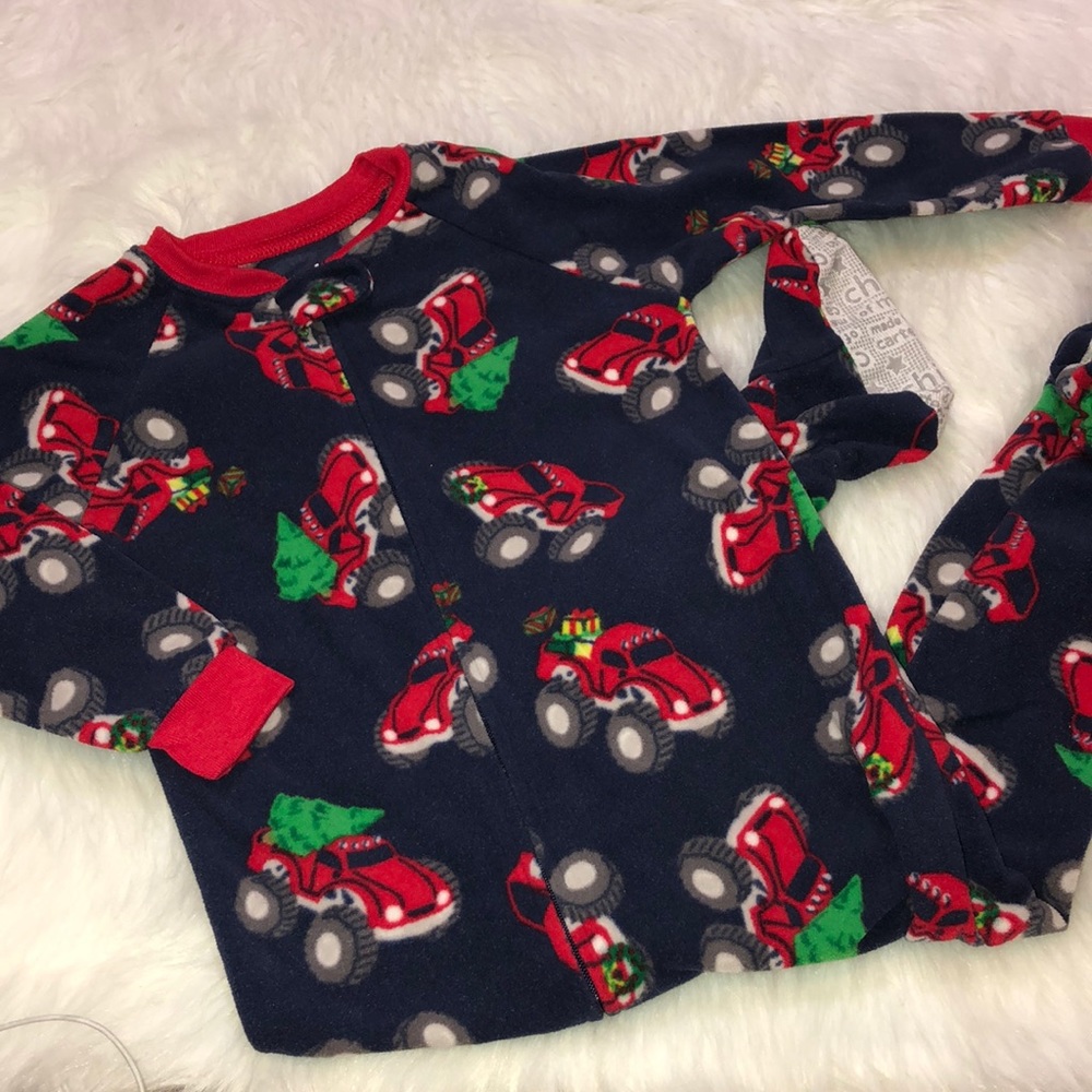 Carter’s fleece toddler boy Christmas pajamas